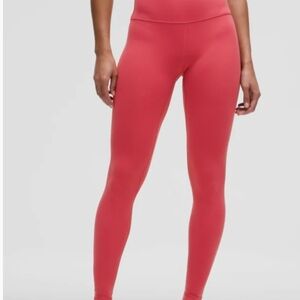 Lululemon Athletica Vibrant Pink Leggings
